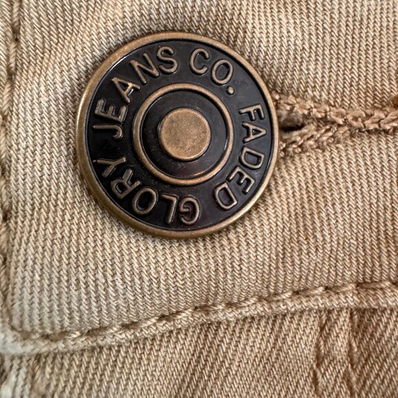 Faded Glory Jeans 5-pocket, khaki size 4P - Picture 7 of 8